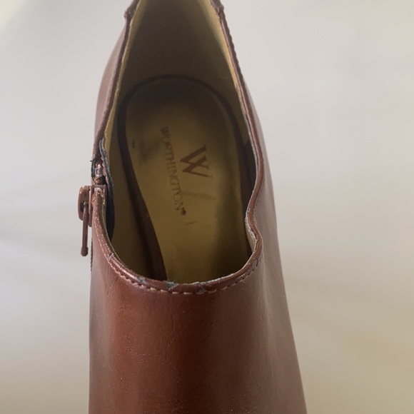 Worthington Cognac Brown Ankle Boots - Picture 7 of 11